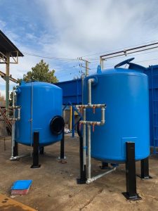 کاربرد مخزن فیلتر شنی در پکیج چربی پیر آب و پکیج فاضلاب